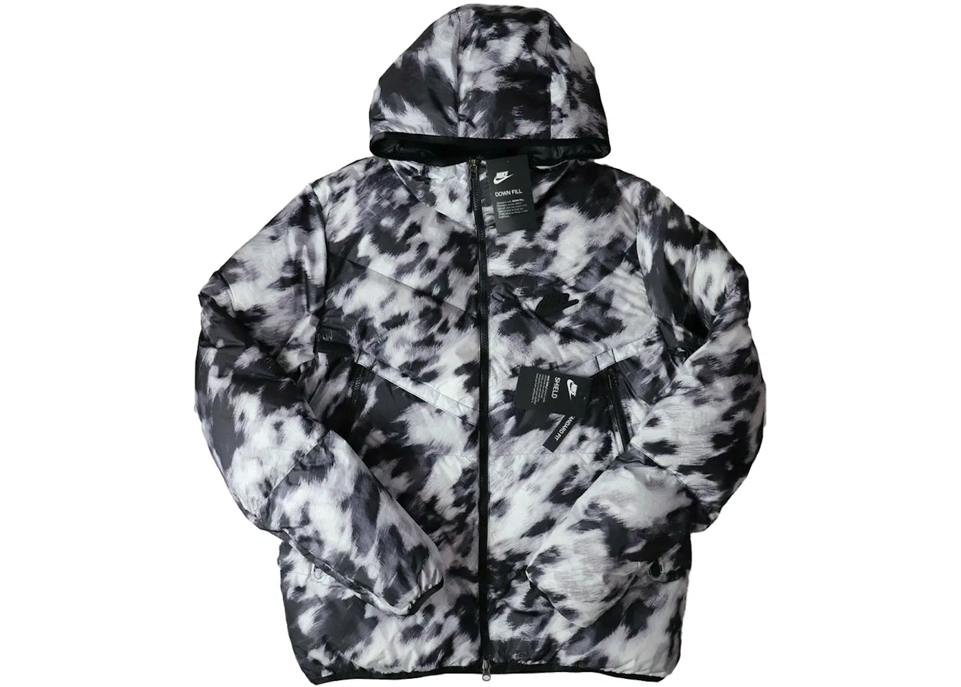 Мужская зимняя куртка с наполнителем из пуха Nike Down-Fill Windrunner, Black