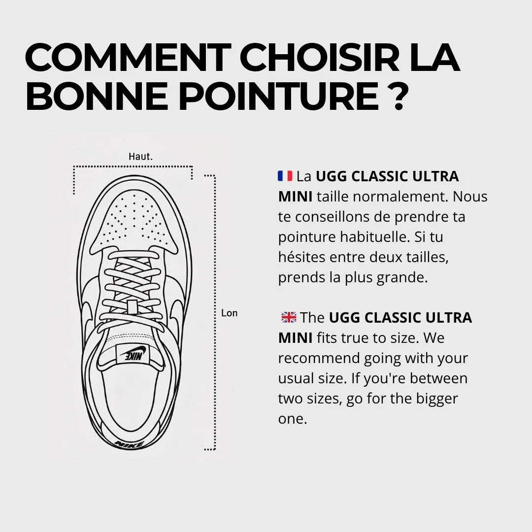 Детские ботинки UGG Classic Ultra Mini Sawdust Ugg, Weiß — фото 2