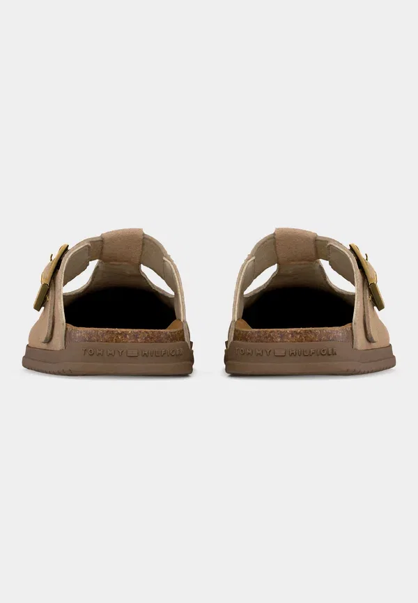 Тапочки с декоративными шипами Francis Tommy Hilfiger beige, бежевый — фото 4