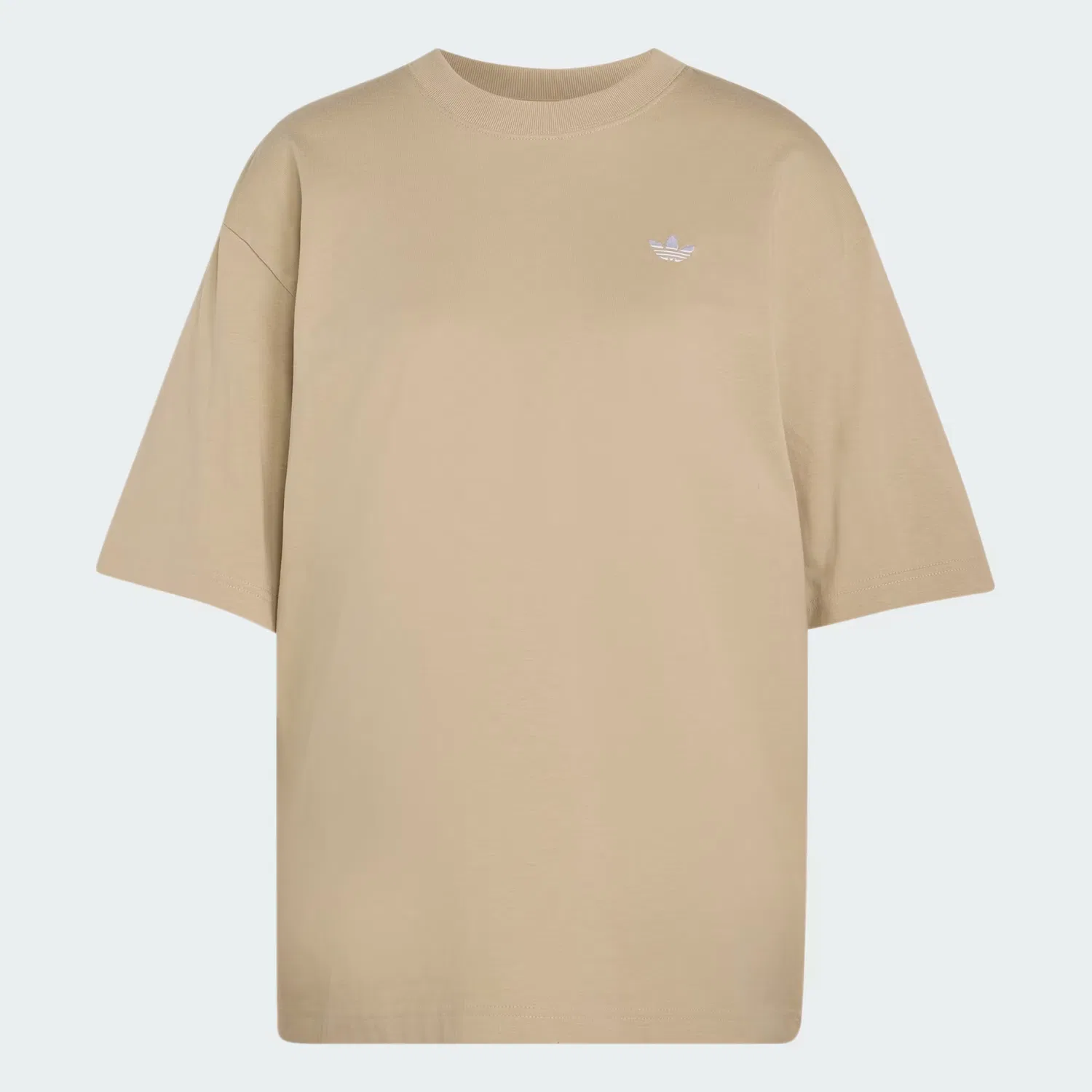 Женская футболка оверсайз ESSENTIALS BOYFRIEND TEE Adidas Originals, хаки three — фото 4