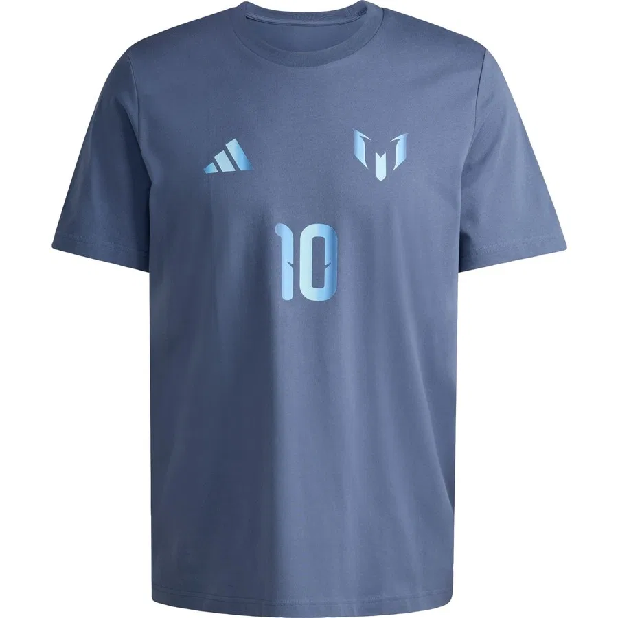 Футболка с именем и номером Messi Name & Number Graphic adidas, Синий — фото 3