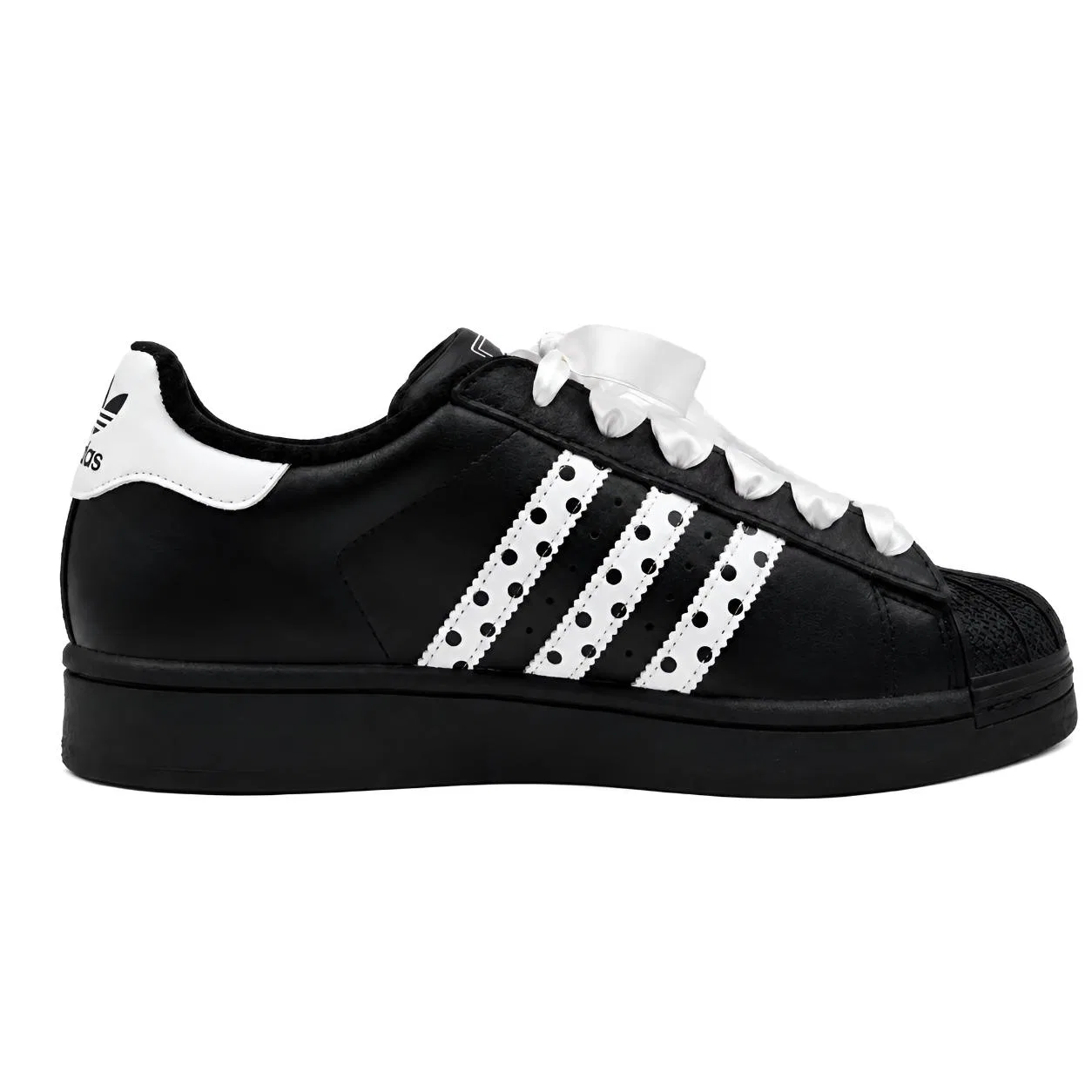Детские кеды для скейтбординга с принтом Superstar 2 Adidas Originals, Black — фото 4