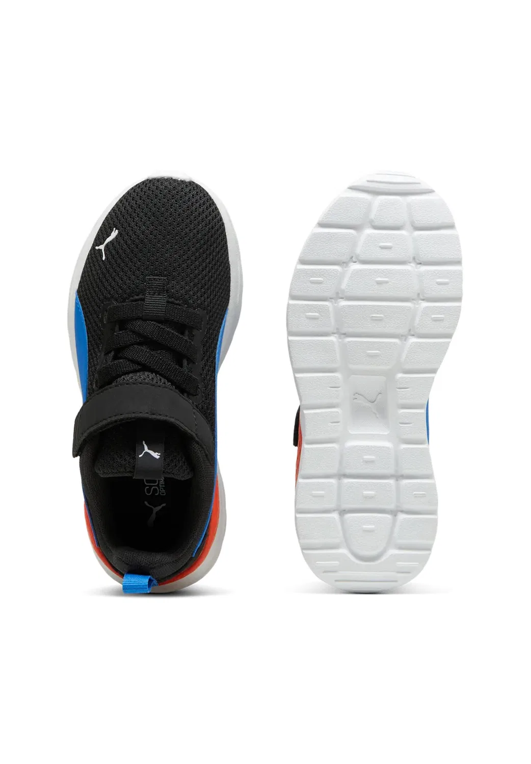 Детские кроссовки с низким верхом Anzarun Lite AC PS Puma, Schwarz Konigsblau Weiss — фото 2