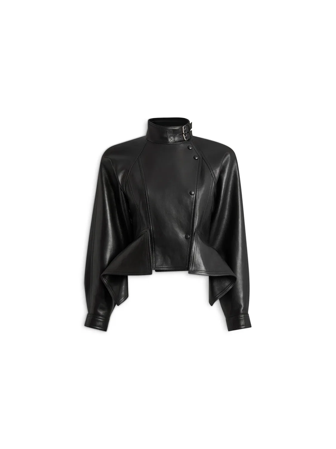 Пилотская куртка из овчины BALMAIN, черный