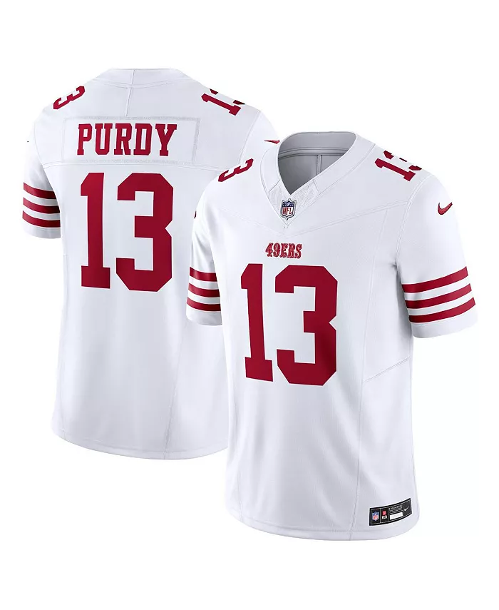 

Мужская лимитированная джерси San Francisco 49ers Vapor F.U.S.E. Брока Перди Nike, белый