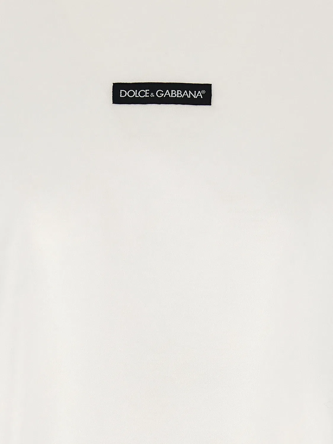 Футболка с логотипом-нашивкой Dolce & Gabbana, белый — фото 4