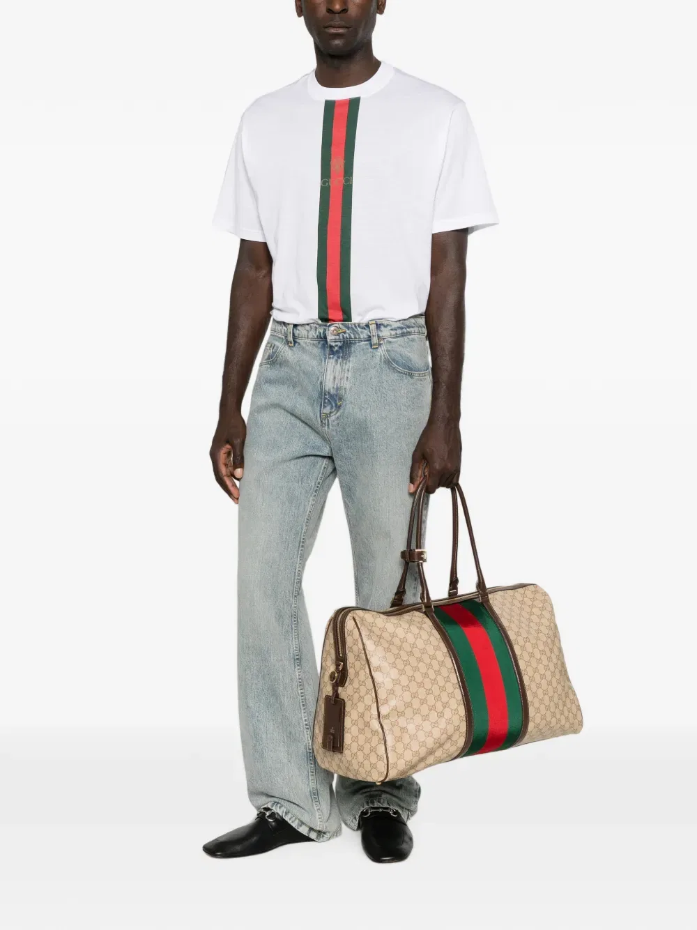 Футболка хлопковая Gucci, белый — фото 2