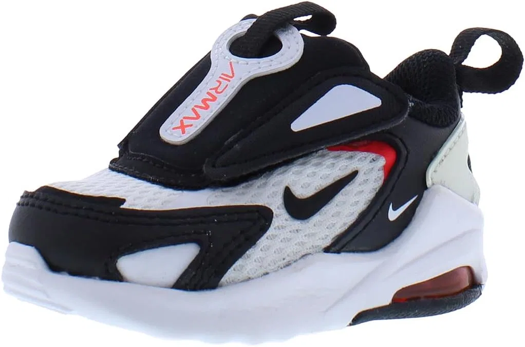 Детские кроссовки для мальчиков Nike Air Max Bolt, White/Black/Bright Crimson