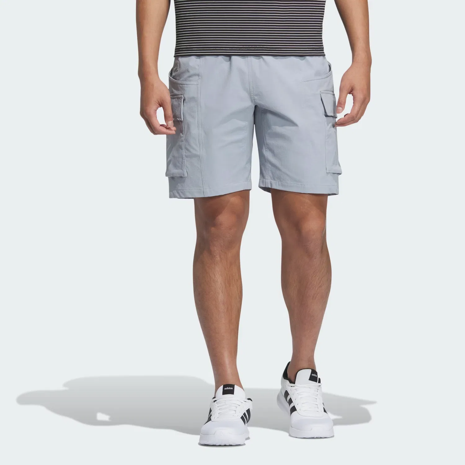 Мужские карго шорты с принтом City Escape Halo Silver Adidas, Halo Silver — фото 3