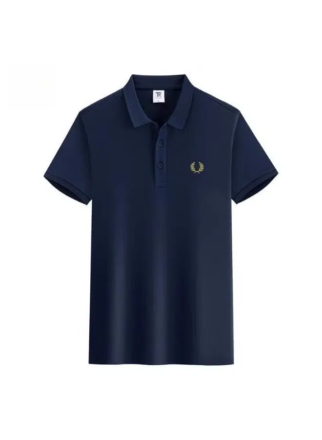 Поло с коротким рукавом, хлопковое, Fred Perry, синий — фото 2