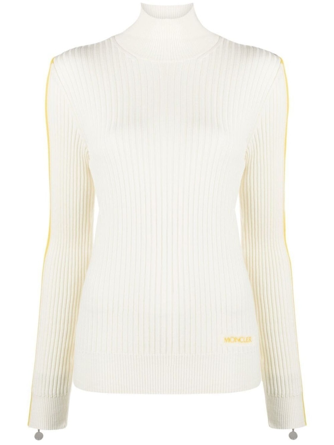 

Moncler джемпер с воротником поло, белый
