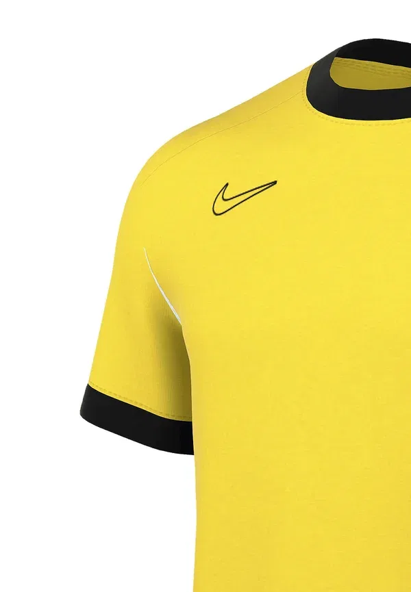 Футболка спортивная, дышащая, Nike Performance, желто-черно-белый — фото 3