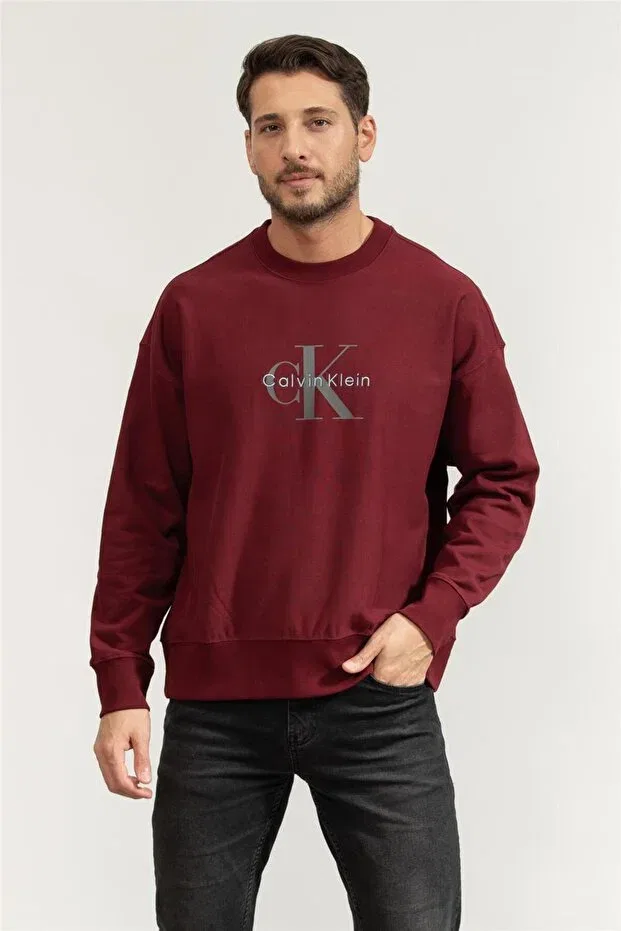 Мужские свитшот хлопковый Calvin Klein, Red