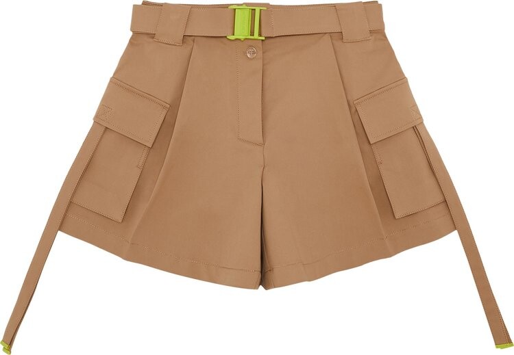 

Шорты Off-White Gabardine Cargo Shorts Camel, кремовый