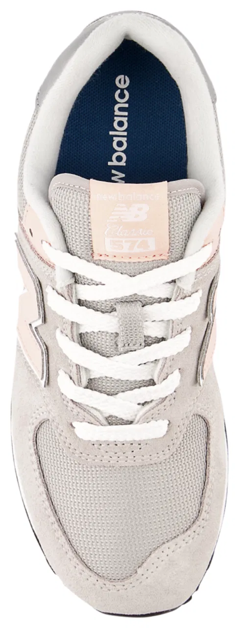 Детские кроссовки с амортизацией ENCAP 574 Core New Balance, серый/розовый — фото 3