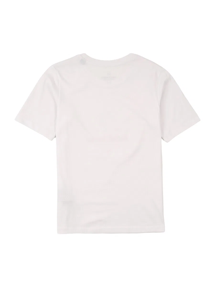 Детская рубашка в темно-синем, абрикосовом и белом цветах Jack & Jones Junior — фото 2