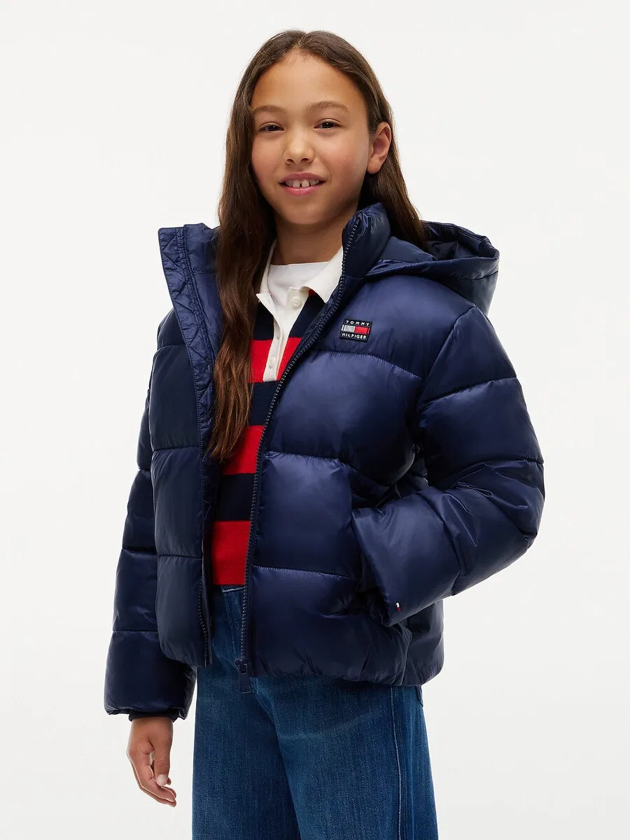 Зимняя куртка TOMMY HILFIGER 'Heritage' темно-синего цвета — фото 2