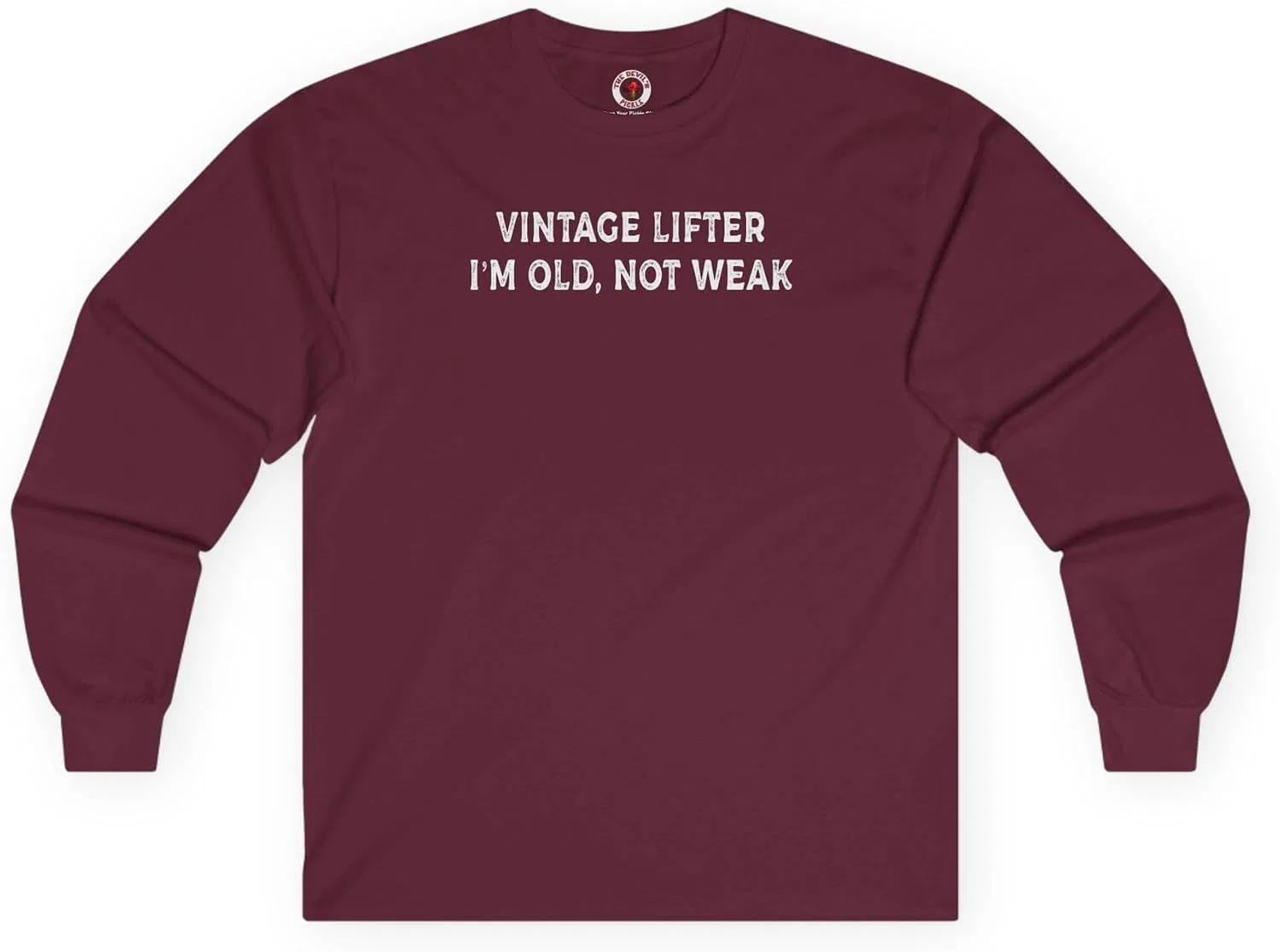Футболка с длинным рукавом Vintage Lifter, Maroon