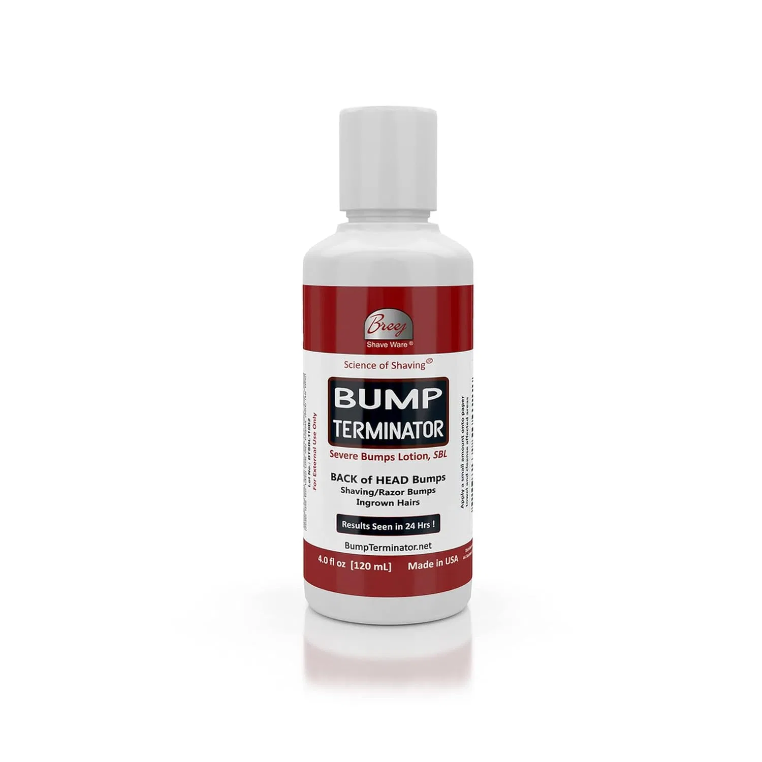 Лосьон от шишек Bump Terminator Severe Bumps, 120 мл, BREEJ