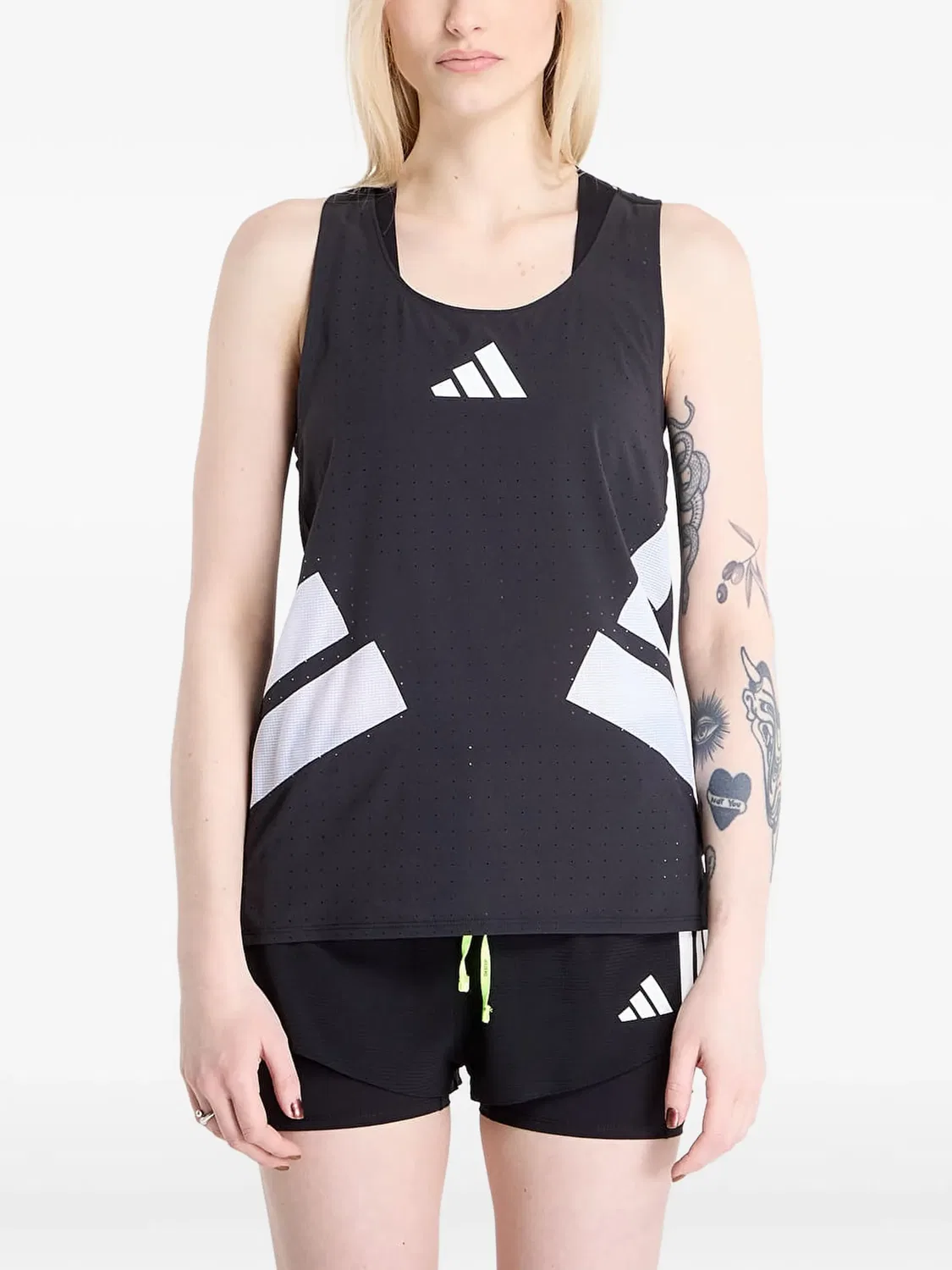 Спортивная майка Adizero черная Adidas, черный
