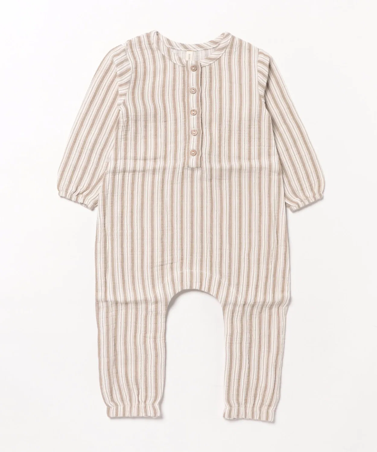 Детский комбинезон с длинным рукавомQuincy Mae, White x Green
