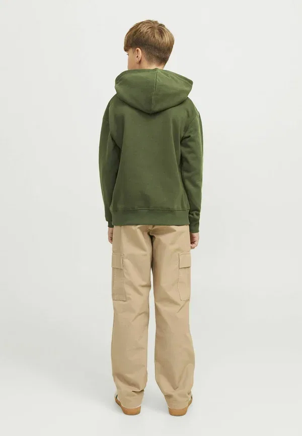 Худи с принтом для подростков Jack & Jones Junior, зеленый — фото 3