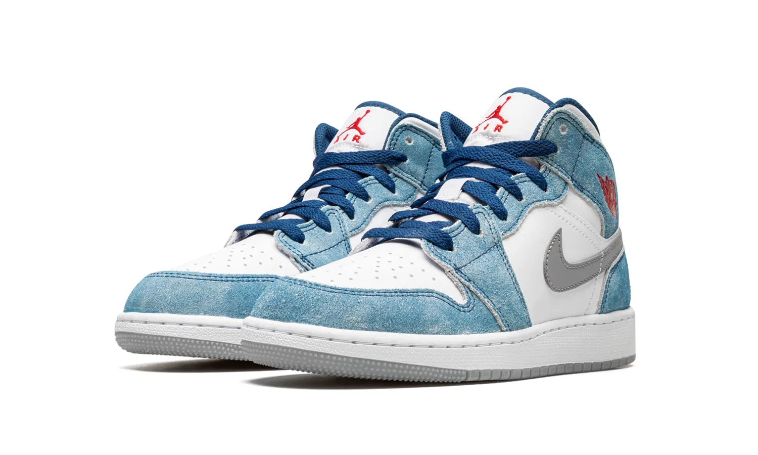 Детские кроссовки для мальчиков высокие Jordan Youth NIKE, White Black White — фото 2