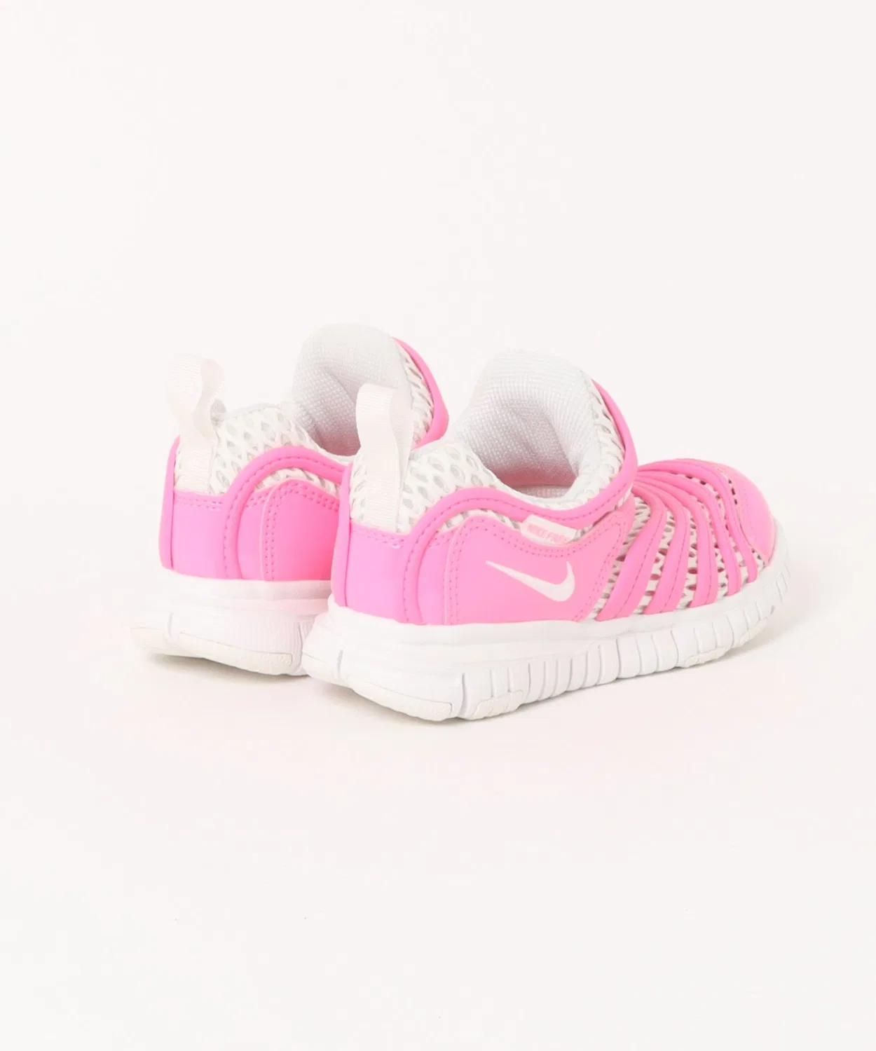 Детские кроссовки с носком без шнуровки Nike Dynamo Free BR 2, Pink Glow/Sail — фото 2