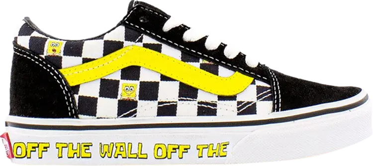 

Кеды Vans SpongeBob SquarePants x Old Skool Kids Off The Wall, черный