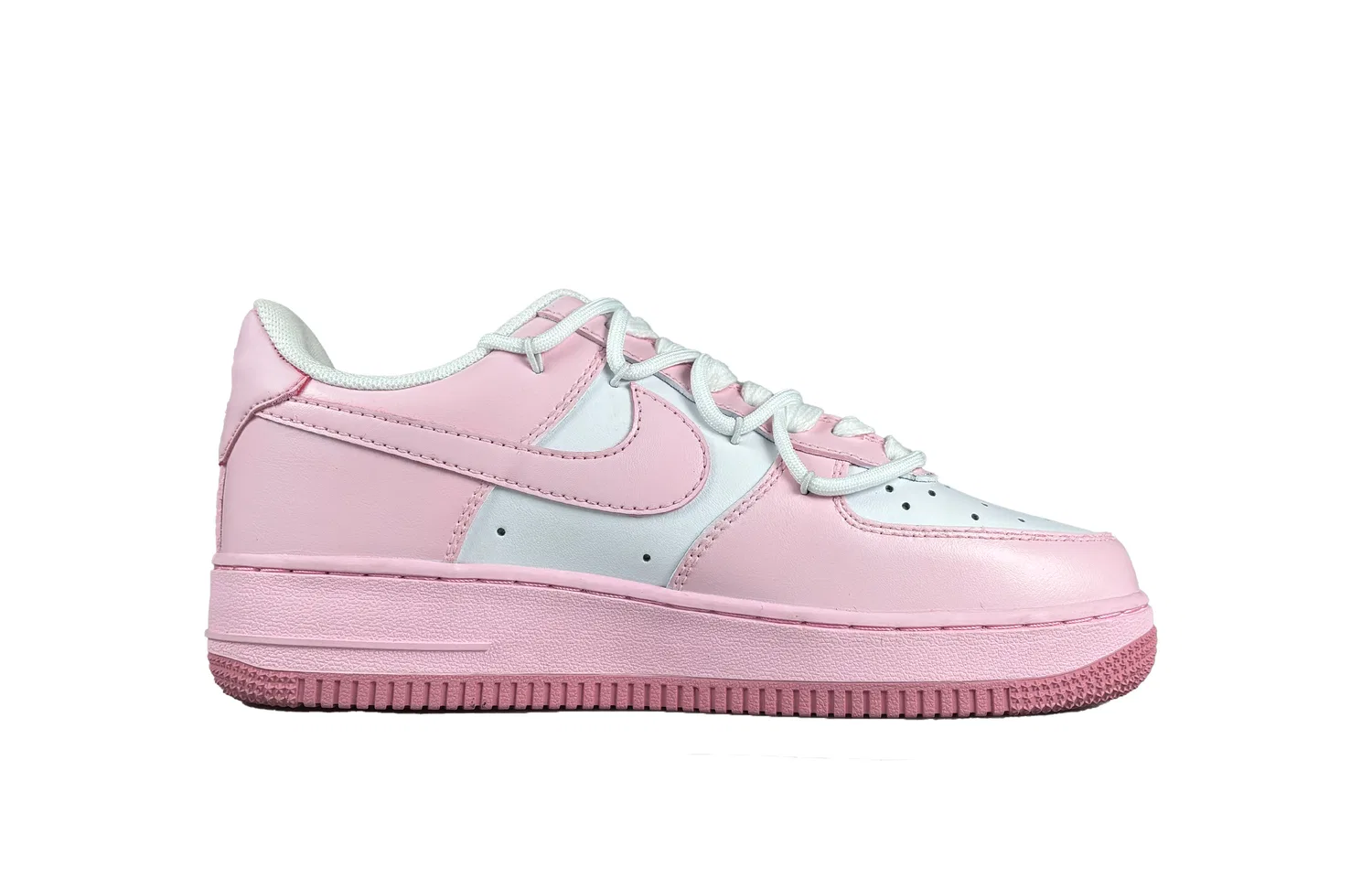 Детские кроссовки для скейтбординга Pink Air Force 1 Nike — фото 3