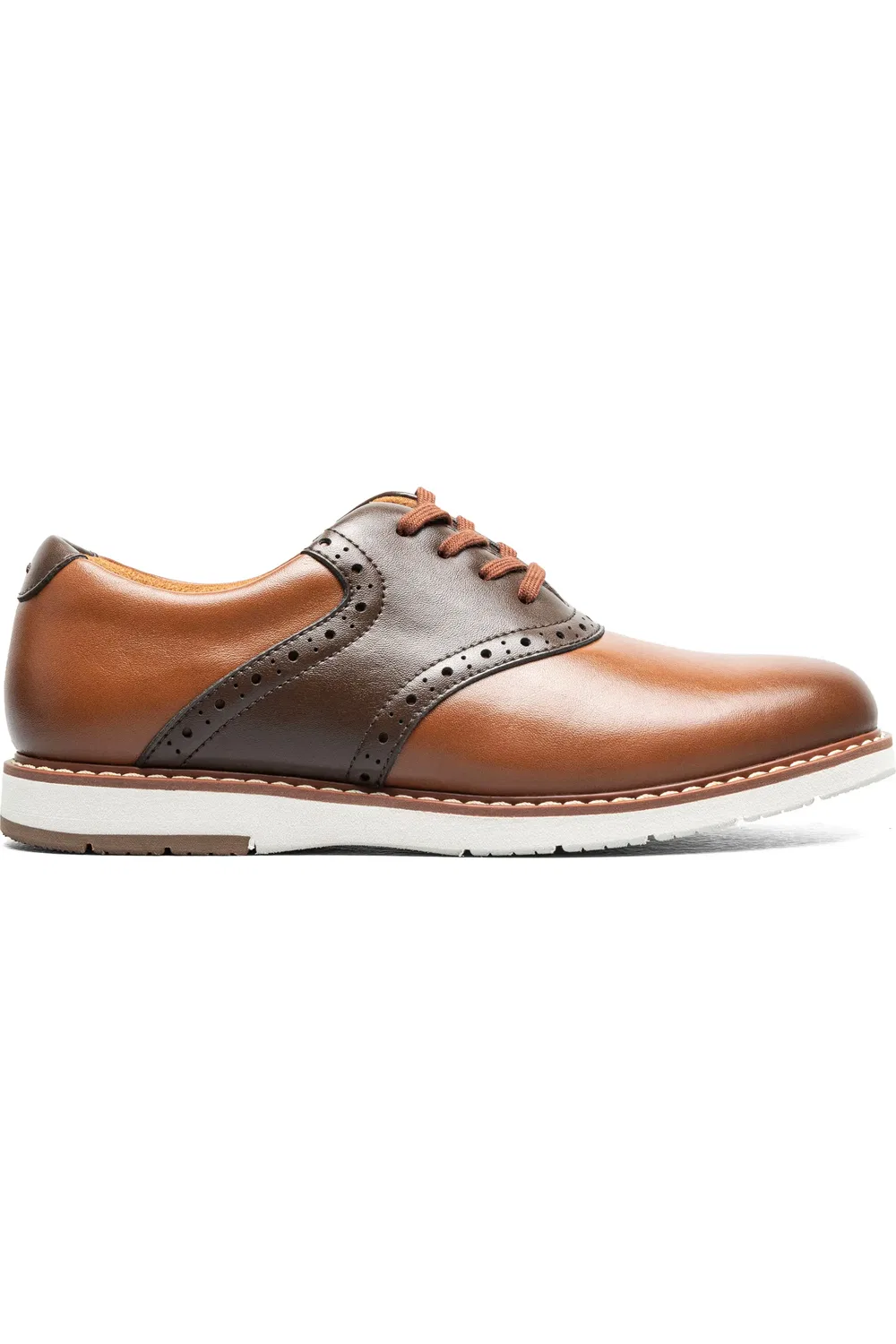 Детские туфли седло на шнуровке Vibe Florsheim, Cognac — фото 3