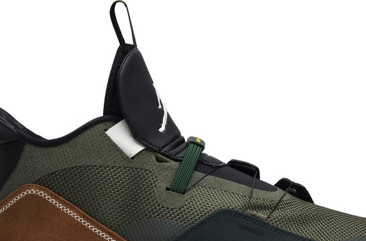 Кроссовки Travis Scott x Air Jordan 33 NRG Army Olive, зеленый — фото 2