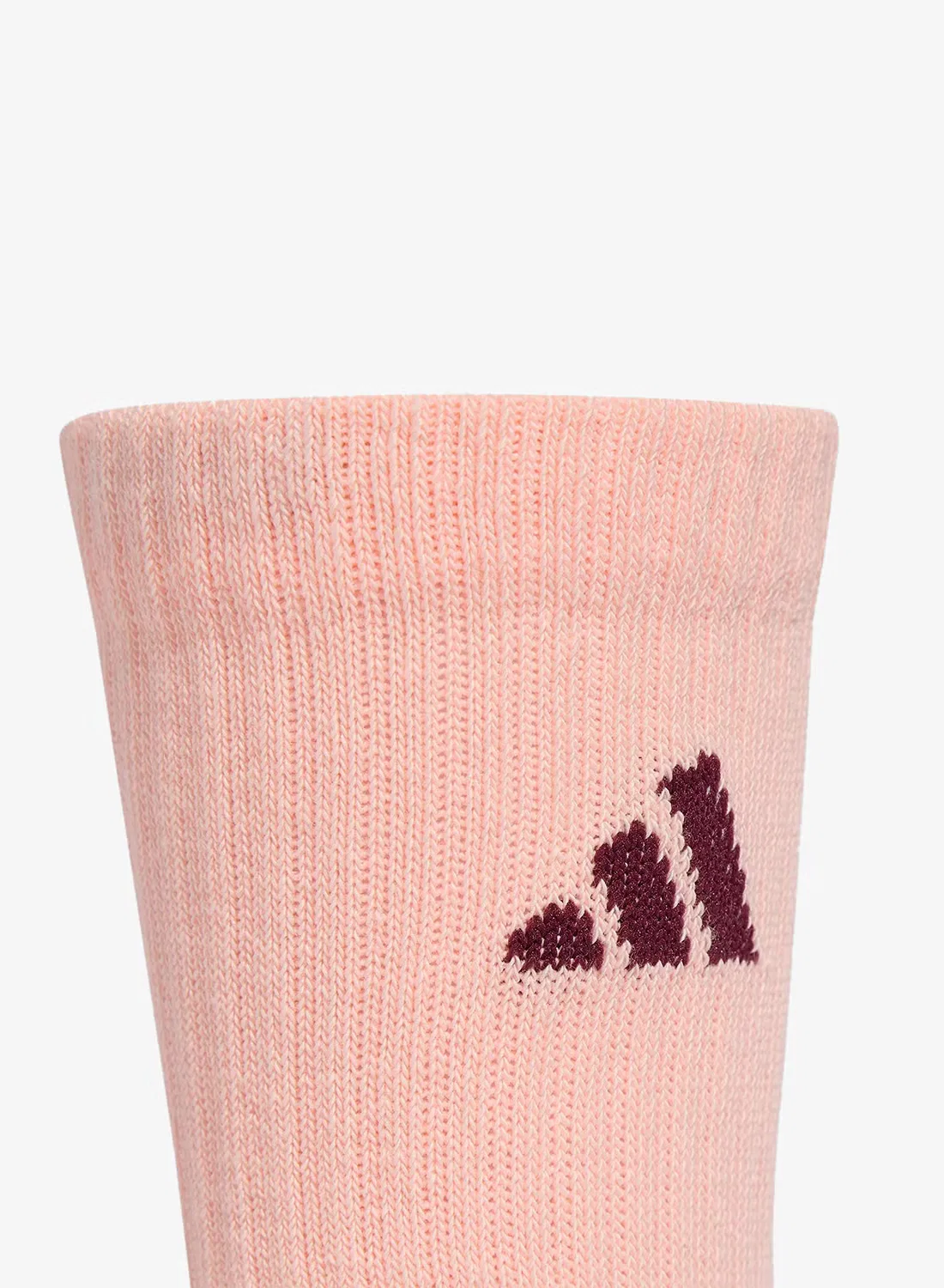 Носки с поддержкой свода стопы, комплект из 3 пар, Youth, Adidas, фиолетовый — фото 4