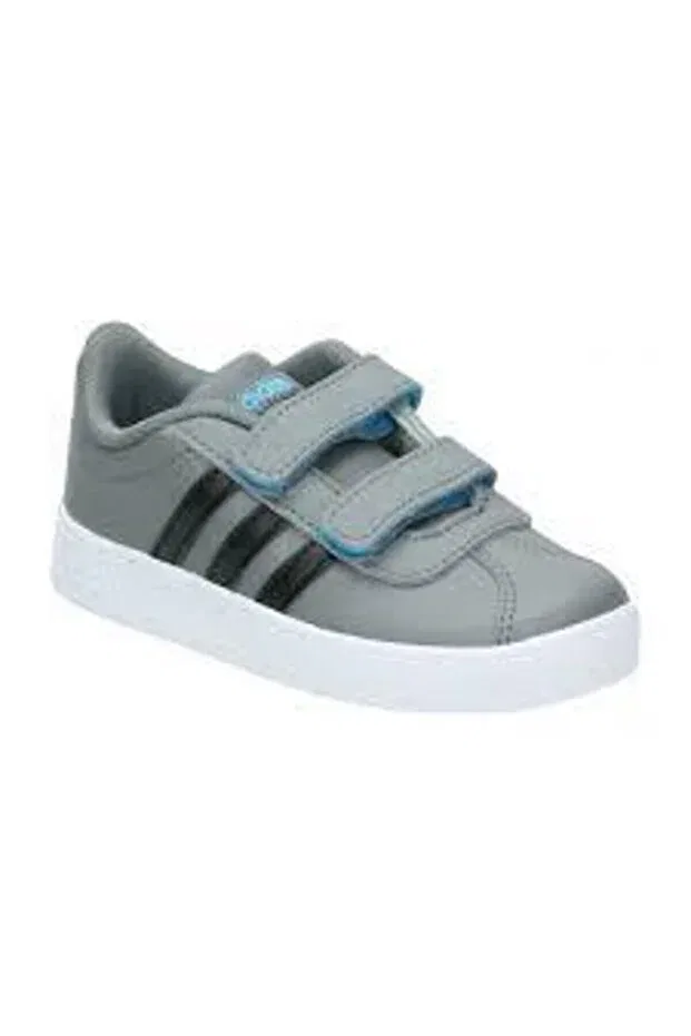 Детские кроссовки для мальчиков с шнуровкой Adidas, Gray — фото 4