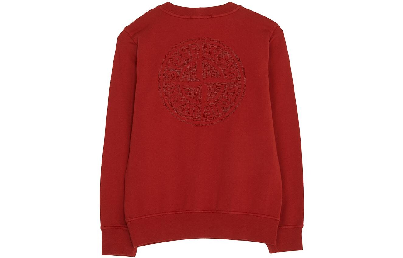 Детская толстовка Stone Island, красный — фото 2