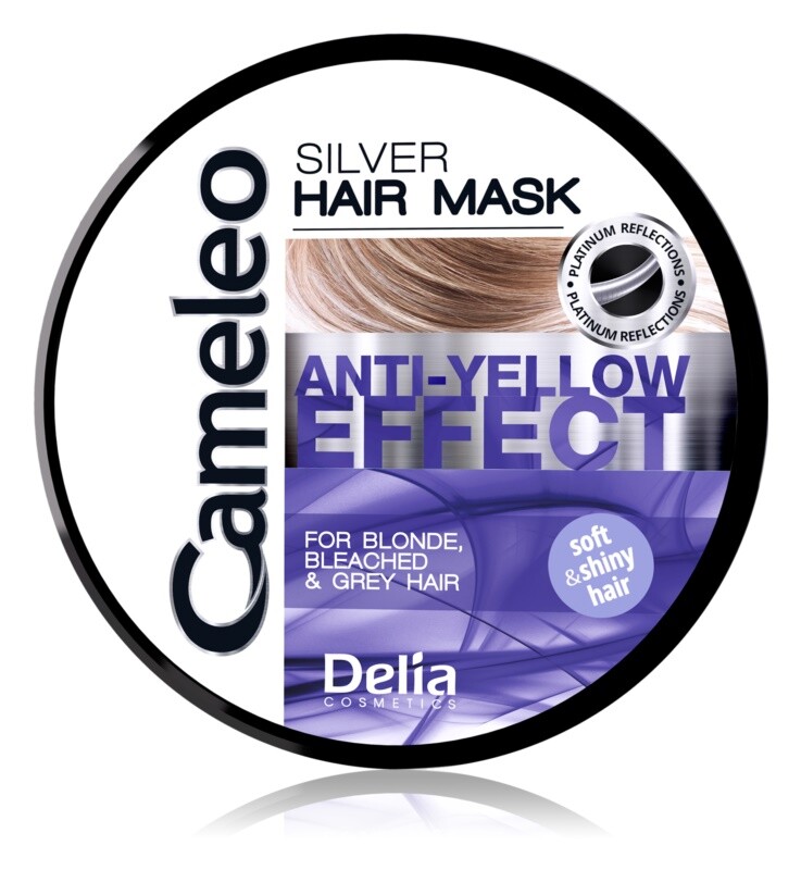 

Маска для волос, нейтрализующая желтоватый оттенок Delia Cosmetics Cameleo Silver