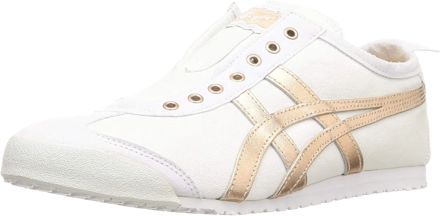 Спортивные кроссовки на шнуровке Onitsuka Tiger Unisex Adult Mexico 66 Vulc Su Asics, белый