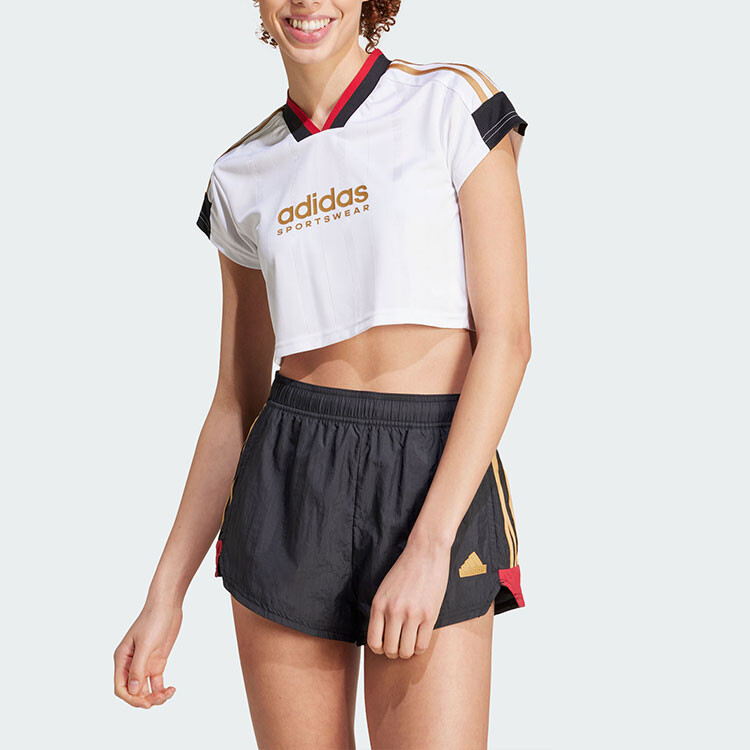 Футболка Tiro Cut женская белая Adidas — фото 2