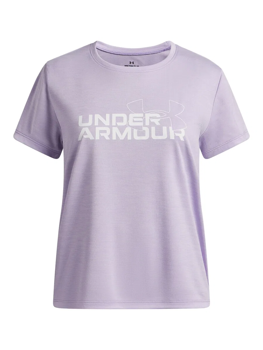 Спортивная футболка UNDER ARMOUR Performance Shirt 'Tech Twist' сиреневого цвета