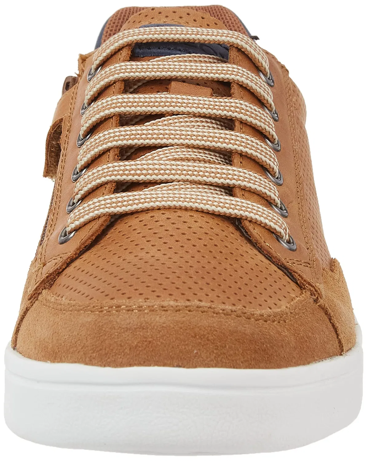 Детские кроссовки для мальчиков с цельной подошвой J Djrock Boy B Geox, Brown Blue Cognac Navy — фото 2