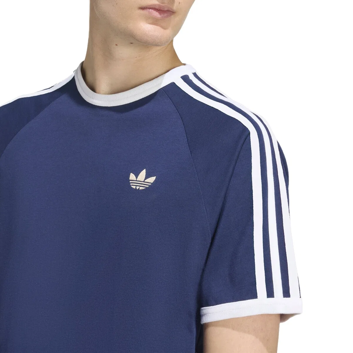Мужская футболка, Adicolor Originals, adidas, синий белый — фото 4