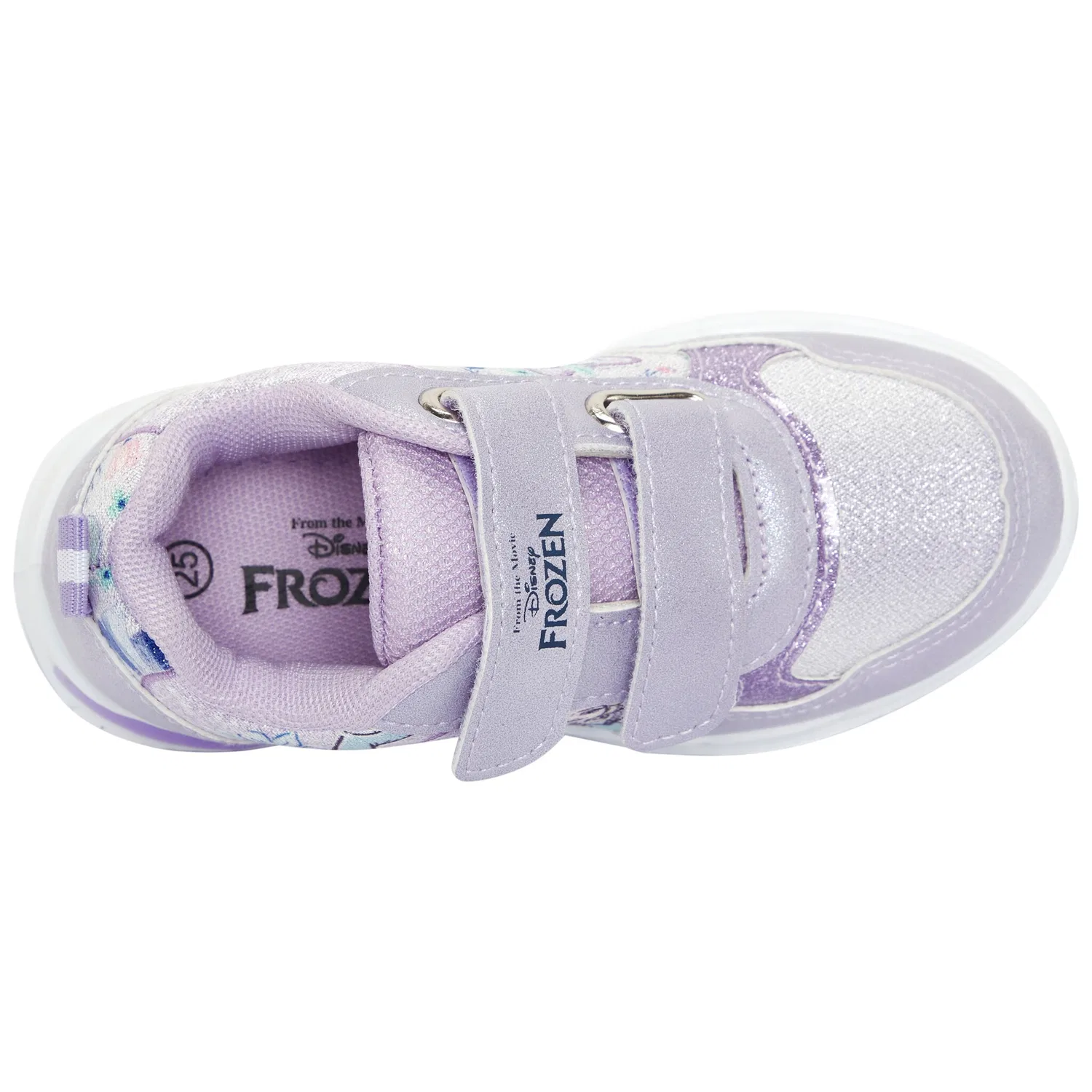 Детские кроссовки с подсветкой Frozen Disney, Lilac — фото 4