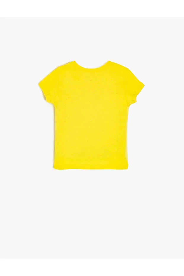 Детская футболка для мальчиков с коротким рукавом Koton Kids, Yellow — фото 2