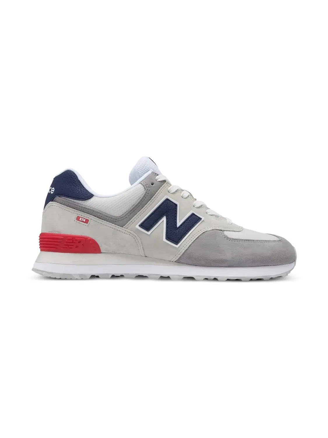 Кроссовки 574 в стиле колор-блок New Balance Kids, серый