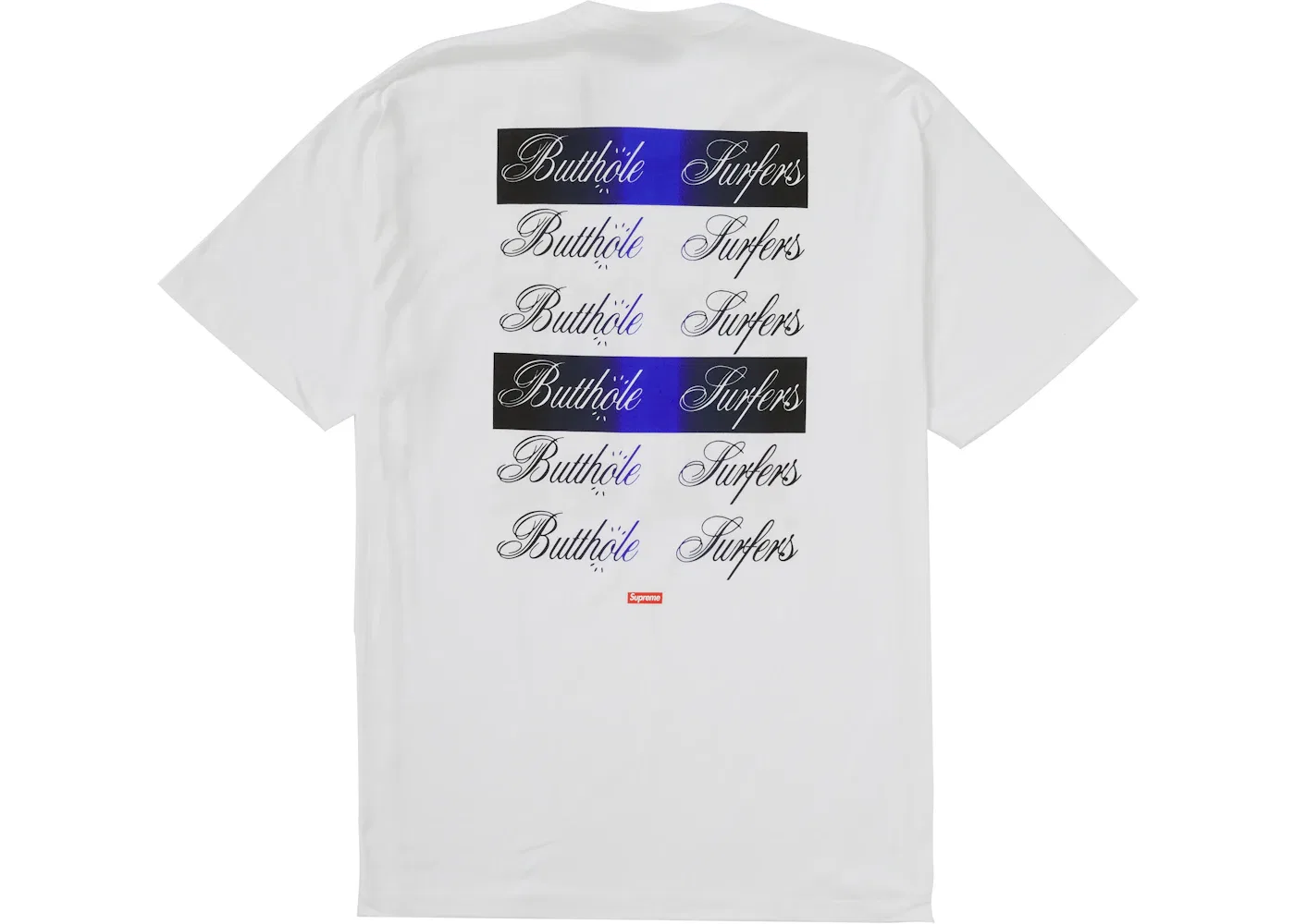 Мужская футболка с принтом Supreme Butthole Surfers Tee, White — фото 2