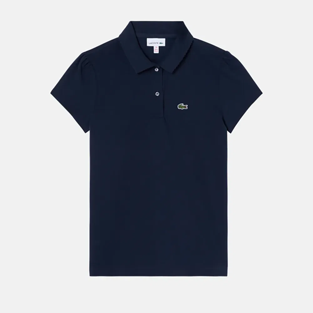 Детское поло для девочек с коротким рукавом 347026 Lacoste kids, Blue