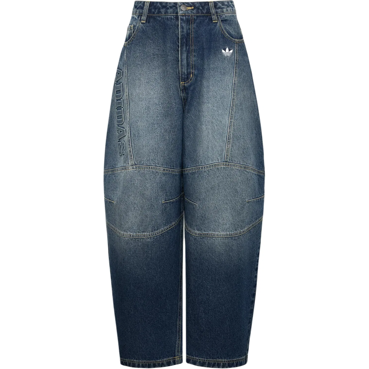 Мужские джинсы с потертостями Adidas Originals, Denim Blue