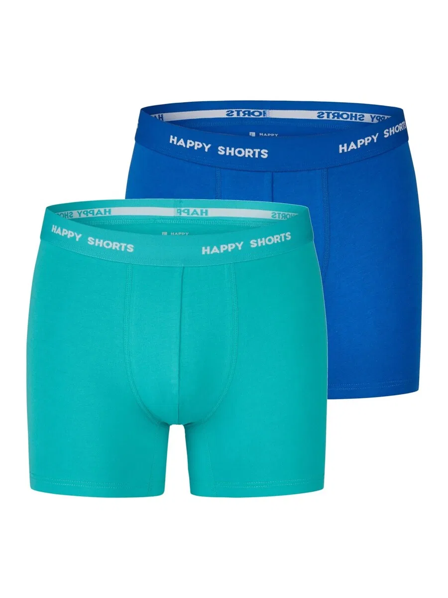 Трусики-шорты Happy Shorts синего и бирюзового цвета