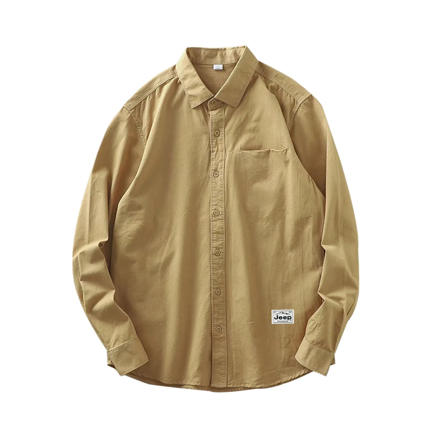 Детская рубашка с воротником Jeep Classic Collection, Khaki