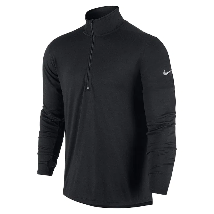 Мужская футболка с воротником-стойкой Black Nike